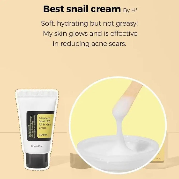 Cosrx Advanced Snail 96 Mucin Power Repair Essence Toner Cream Hyaluronic Acid