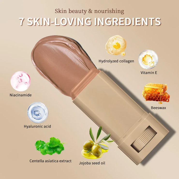 Magic Eraser Foundation Stick Long-wear Lightweight Brighten Stick  Face Concealer