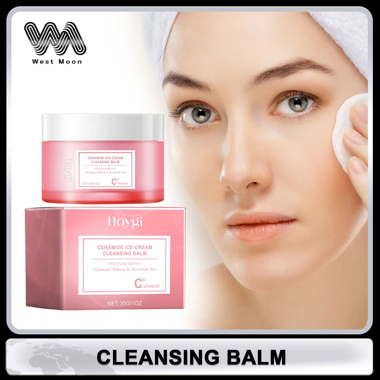 Makeup Remover Balm for Face Cleanser Purifying Pores Shrinking Dry Non-tight Refreshing Moisturizing