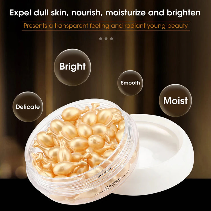 30Pcs Hyaluronic Acid Capsules Serum Hydrating Repair Moisturizing Essence Liquid Facial