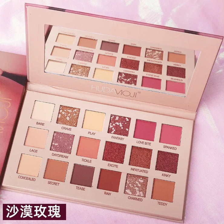 Naughty Nude Eyeshadow Palette 18 Color Highly Pigmented Makeup Palette Matte Shimmer
