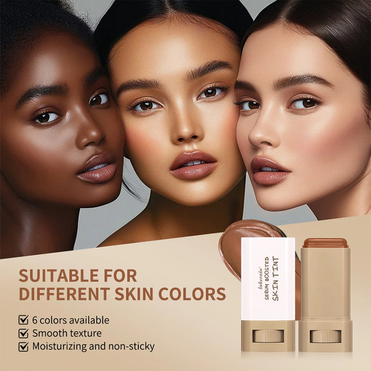 New Balm Serum Boosted Skin Tint Silky Texture Moisturizing Coverage Plumper Even Skin Tone