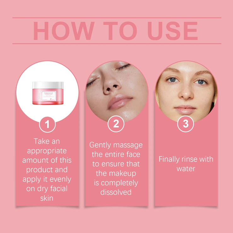 Makeup Remover Balm for Face Cleanser Purifying Pores Shrinking Dry Non-tight Refreshing Moisturizing