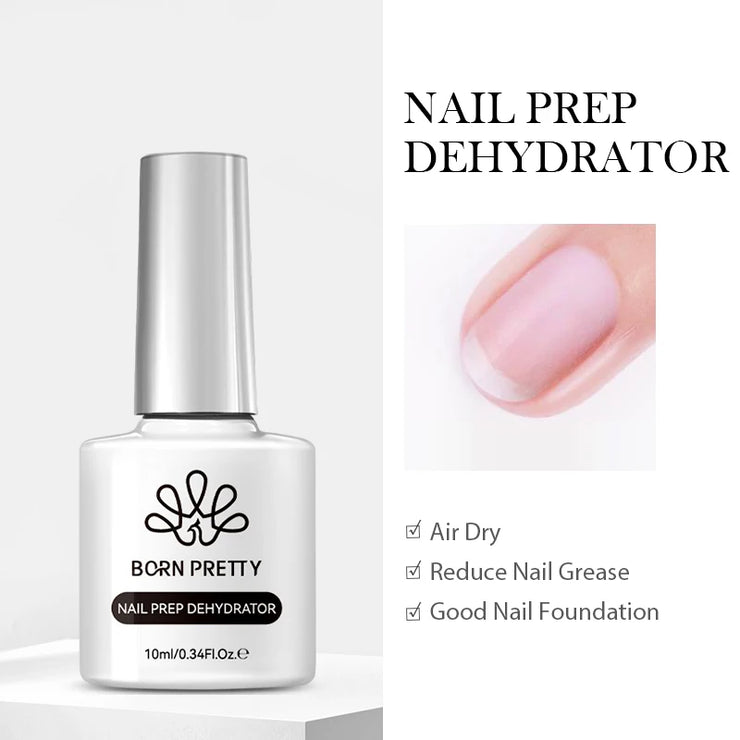 BORN PRETTY 15ml Jelly White Nude Non Stick Hand Solid Extension Nail Gel Polish