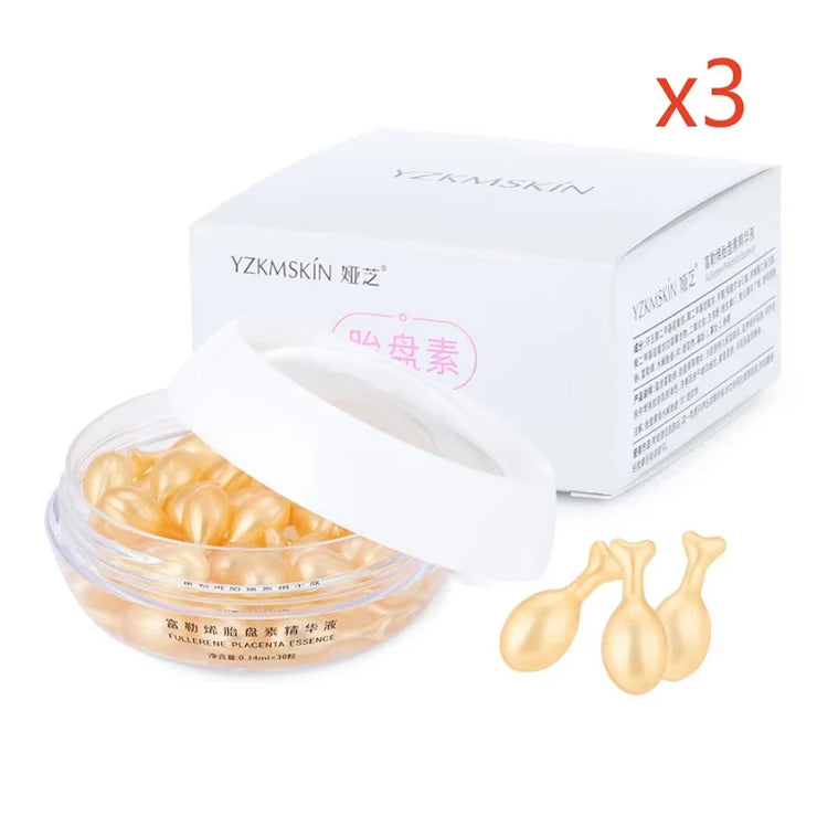 30Pcs Hyaluronic Acid Capsules Serum Hydrating Repair Moisturizing Essence Liquid Facial