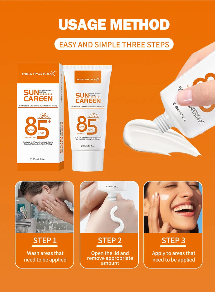 Mild sunscreen, broad-spectrum SPF moisturizing formula, lightweight sunscreen
