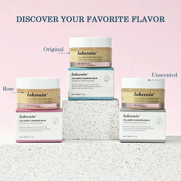 Pro-Collagen Cleansing Balm 3in1 Facial Cleanser For All Skin Types Soften Deep Cleanse