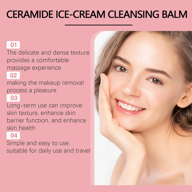 Makeup Remover Balm for Face Cleanser Purifying Pores Shrinking Dry Non-tight Refreshing Moisturizing