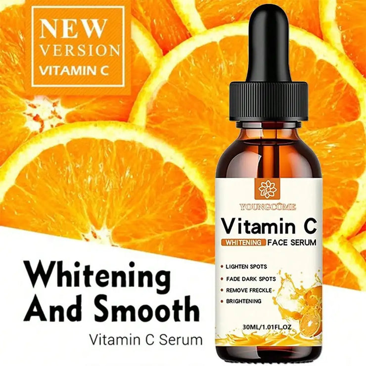 Vitamin C Facial Essence Contains Hyaluronic Acid Dark Spot Remover Moisturizing Repair Anti-aging Essence