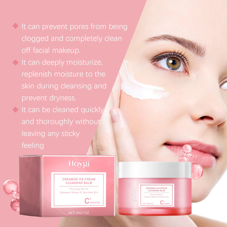 Makeup Remover Balm for Face Cleanser Purifying Pores Shrinking Dry Non-tight Refreshing Moisturizing