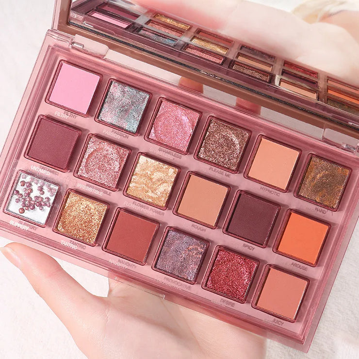 Naughty Nude Eyeshadow Palette 18 Color Highly Pigmented Makeup Palette Matte Shimmer