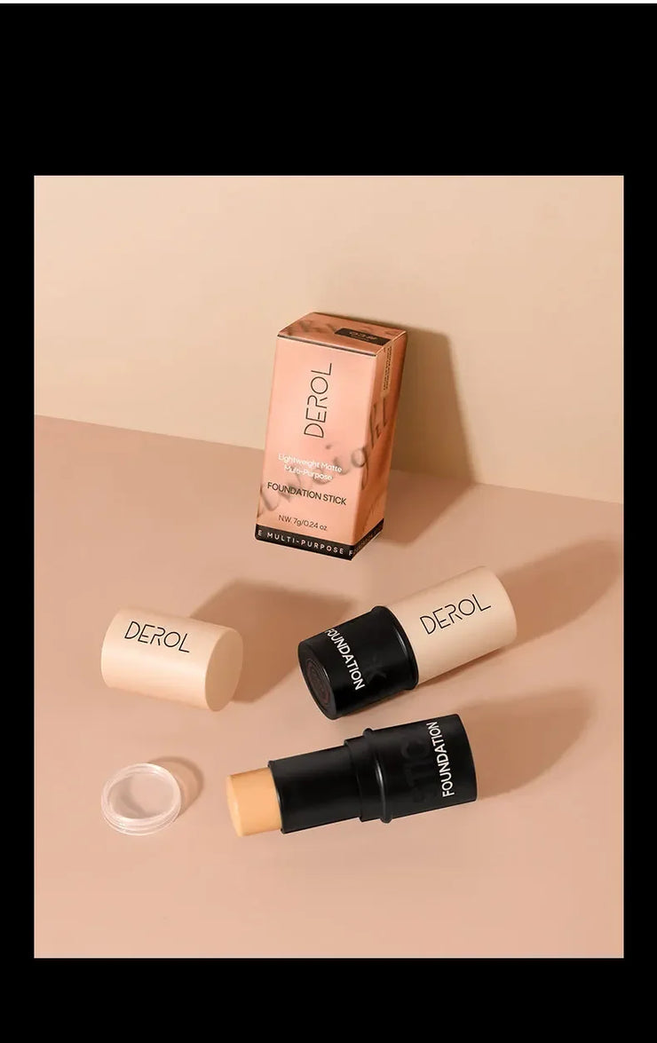 Matte Concealer Stick Moisturizing Liquid Foundation Cover Acne Eye Dark Circle Modify Skin Tone