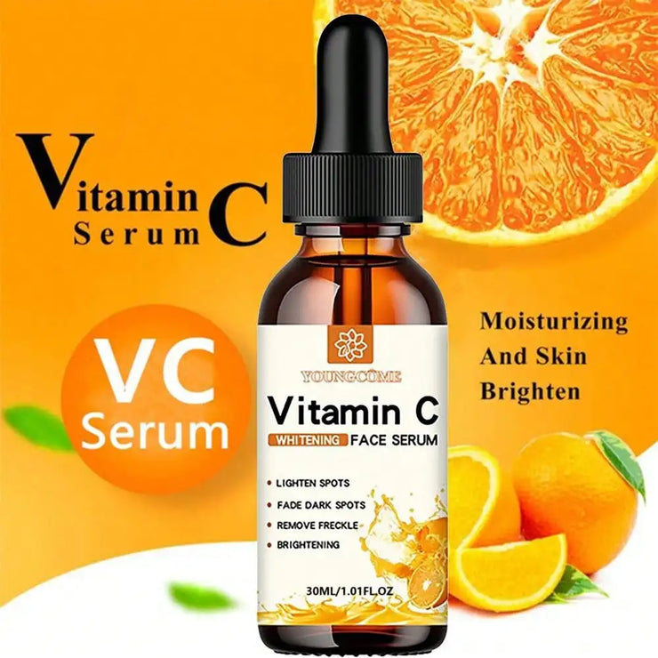Vitamin C Facial Essence Contains Hyaluronic Acid Dark Spot Remover Moisturizing Repair Anti-aging Essence