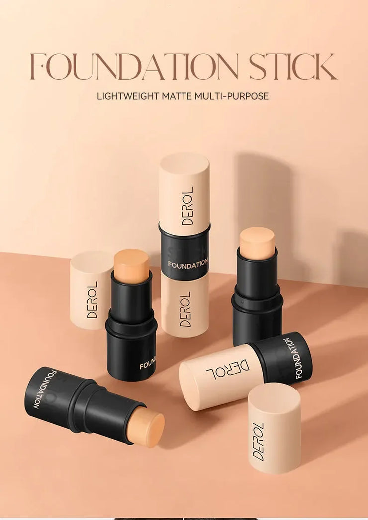Matte Concealer Stick Moisturizing Liquid Foundation Cover Acne Eye Dark Circle Modify Skin Tone