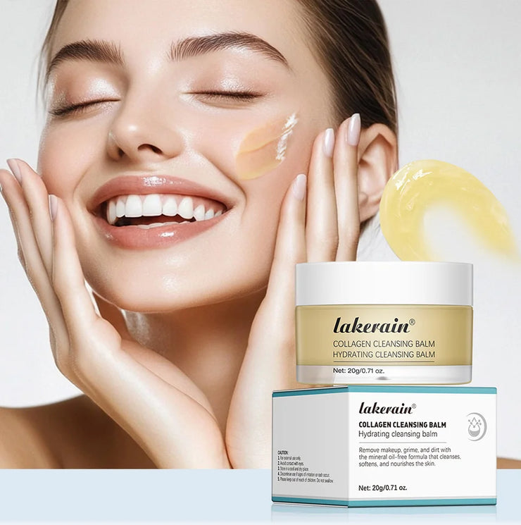 Pro-Collagen Cleansing Balm 3in1 Facial Cleanser For All Skin Types Soften Deep Cleanse